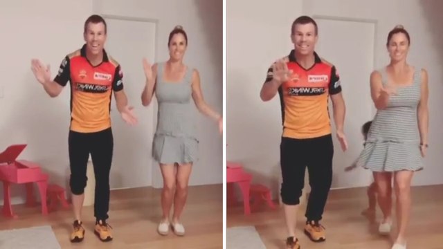 David Warner & Wife Candice Dance To Telugu Hit Song 'Butta Bomma'