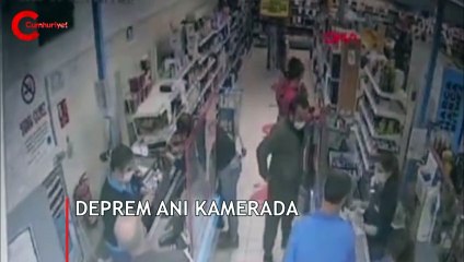 Muğla'daki deprem anı kamerada