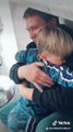 Dad Surprises Kids by Coming Home After Two Weeks of Self-Isolation During Coronavirus