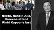 Neetu, Ranbir, Alia, Kareena attend Rishi Kapoor's last
