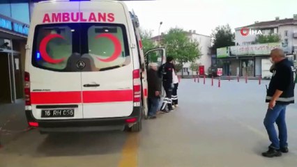 Birinci kattan aşağı düştü