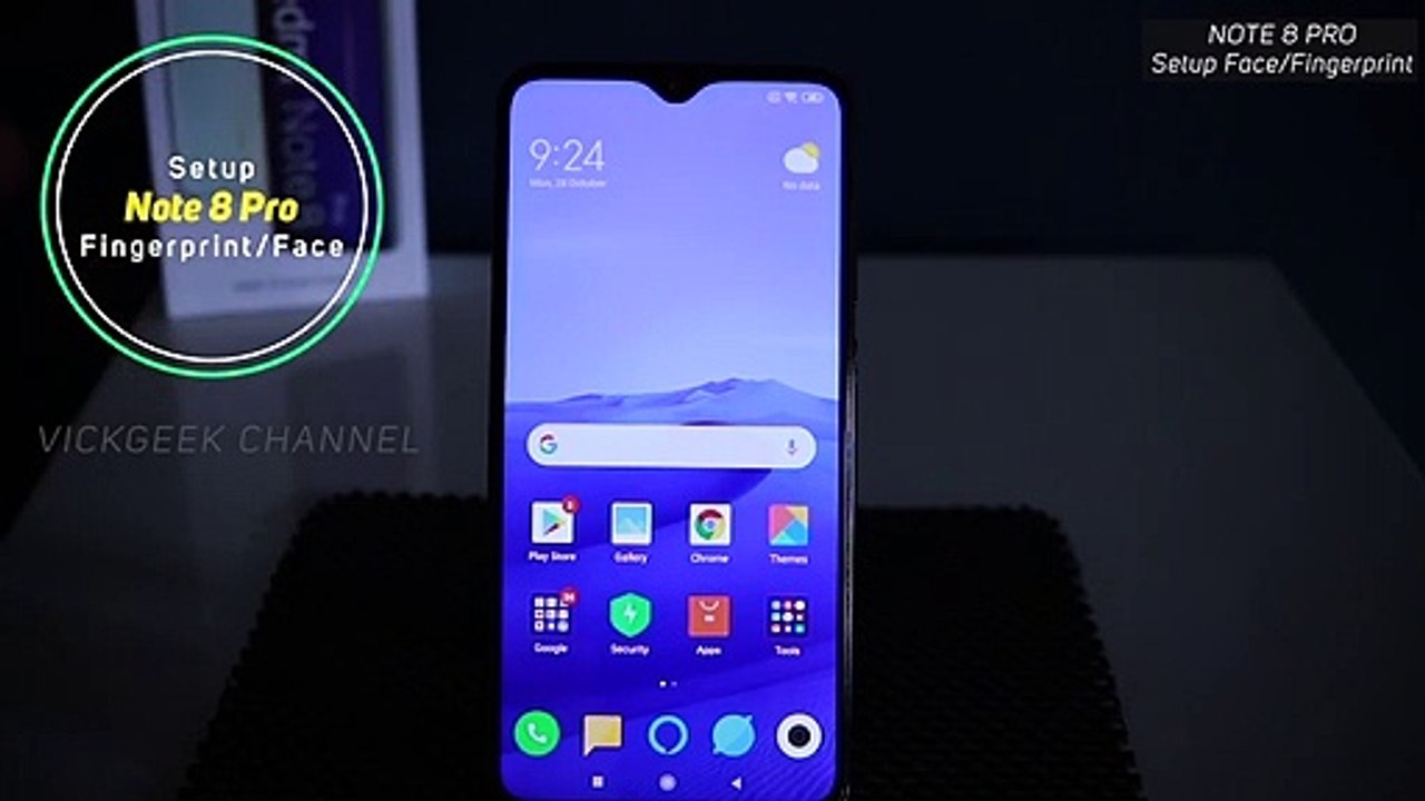 Redmi Note 8 Pro Fingerprint Face Pattern Unlock Setup