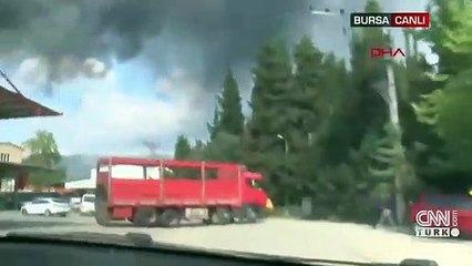 Son dakika... Bursa'da soğuk hava deposunda yangın
