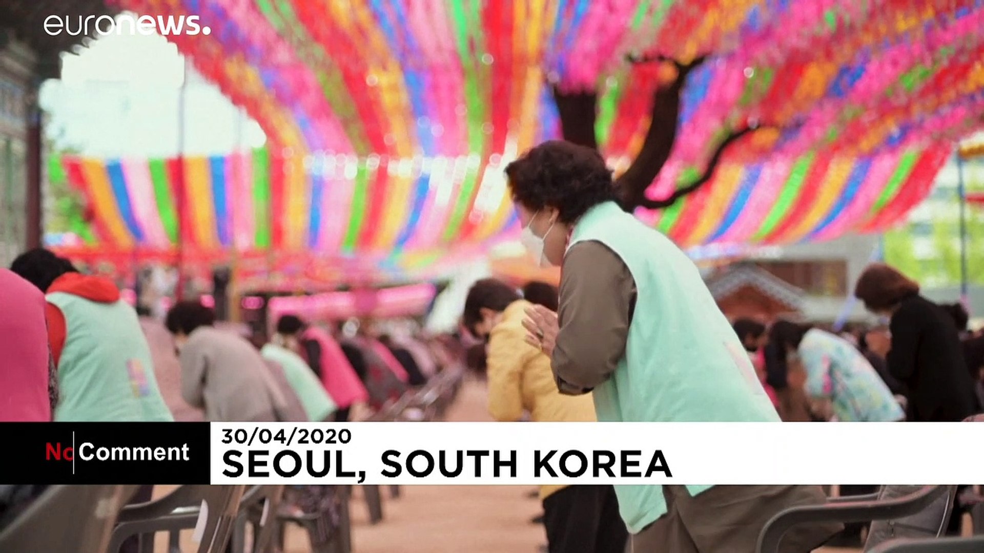 Les Sud Coreens Celebrent L Anniversaire De Bouddha Video Dailymotion