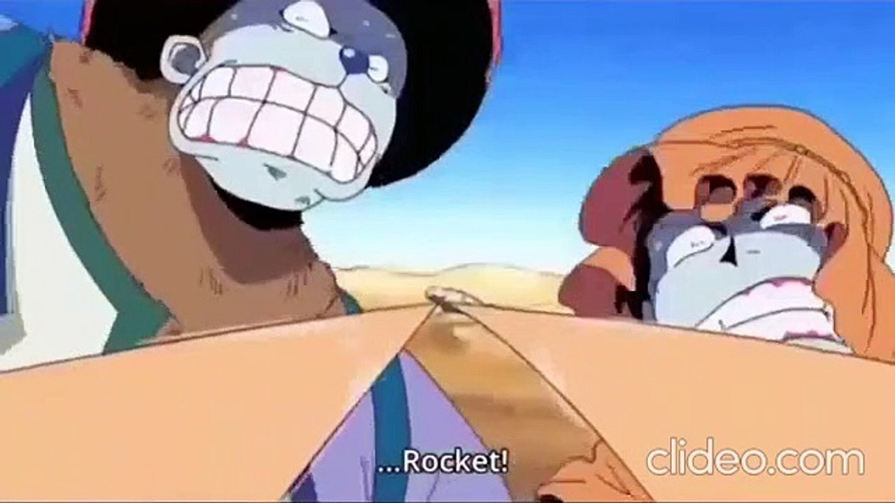 Luffy finds shade!