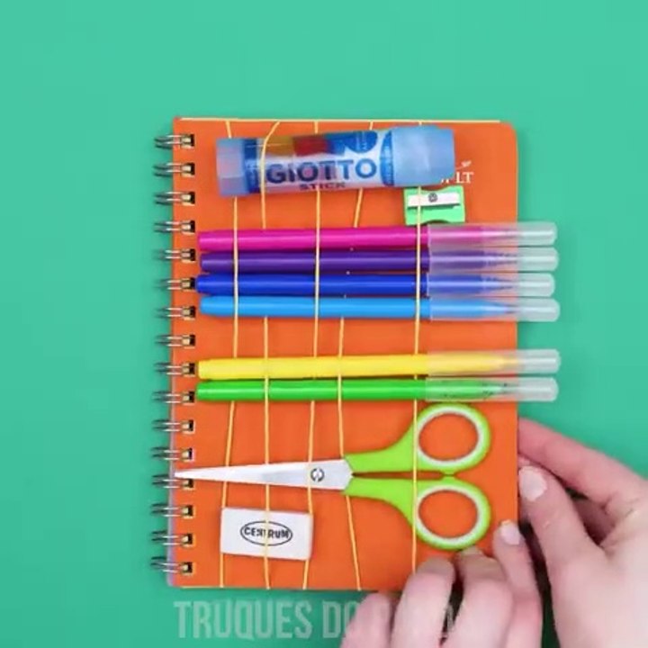ESCOLA = DIVERSÃO!  10 Ideias Engraçadas para a Escola e Material Escolar DIY