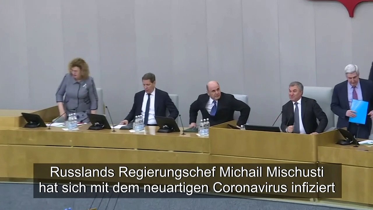Russlands Regierungschef mit Coronavirus infiziert