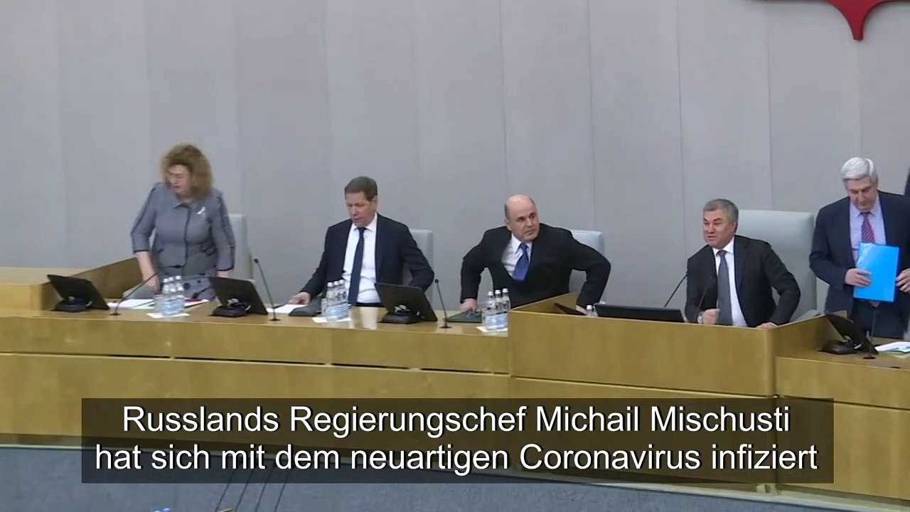 Russlands Regierungschef mit Coronavirus infiziert