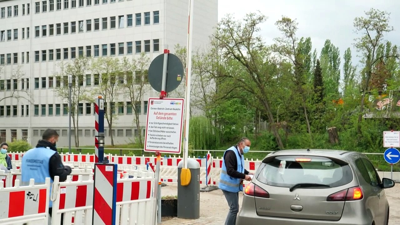 Wie Berlins Corona-Drive-In funktioniert