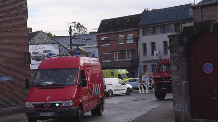 Florennes: les pompiers de Philippeville rendent hommage au personnel du Home Degrange (30.04.20)