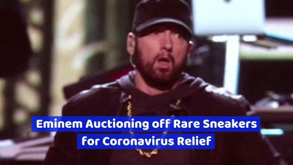 Eminem Auctioning off Rare Sneakers for Coronavirus Relief