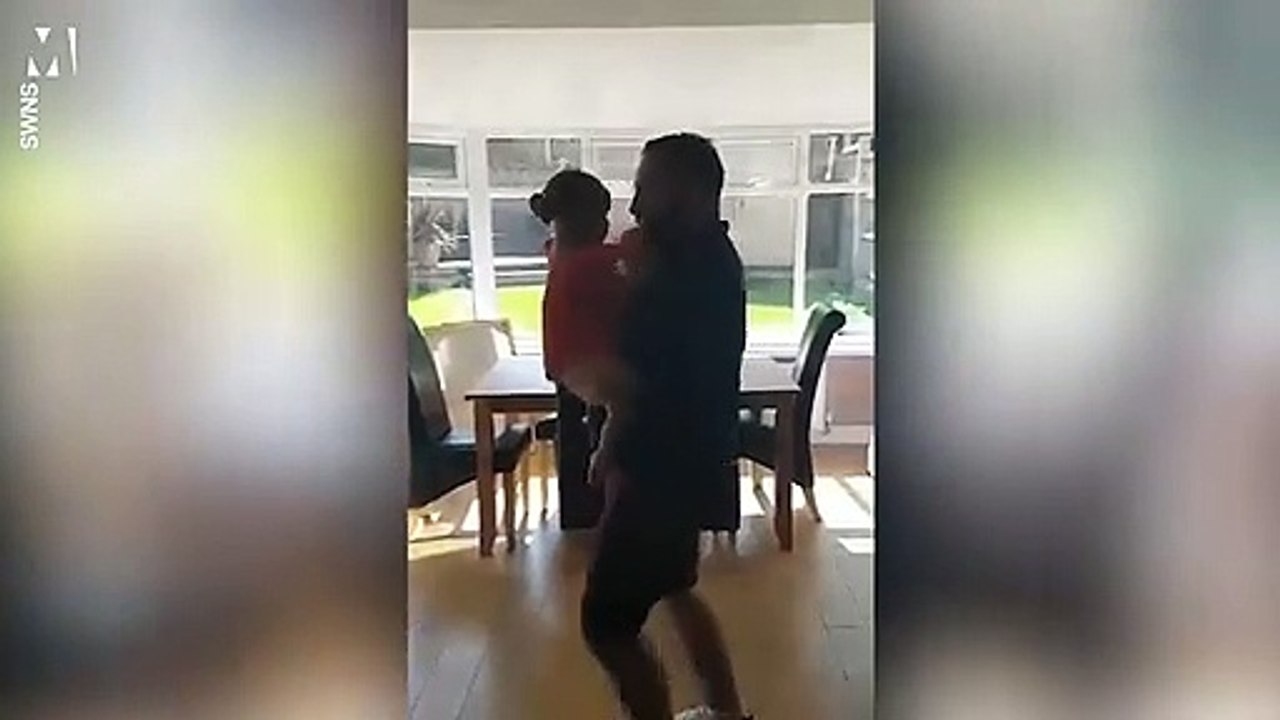 Dad's final dance with his four-year-old daughter