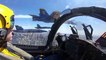 Stunning 360 degree cockpit view as US Navy Blue Angels _ Thunderbirds fly over NYC