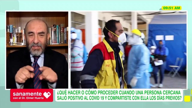 #SanamenteConElDrHuerta - ¿Qué hacer si una persona cercana a mí salió positivo al COVID-19?