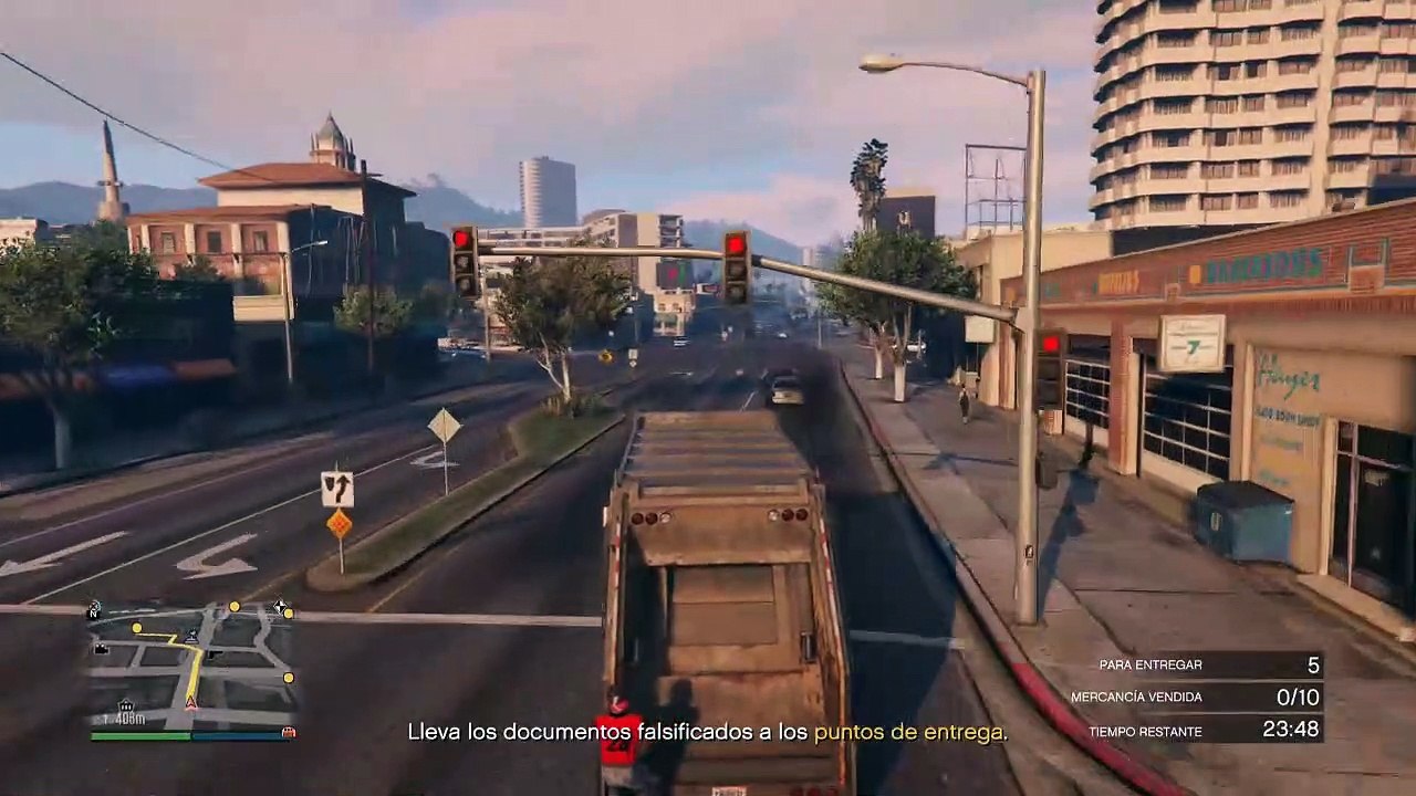 GTA V ONLINE: A Repartir La Basura | PAPELES FALSOS