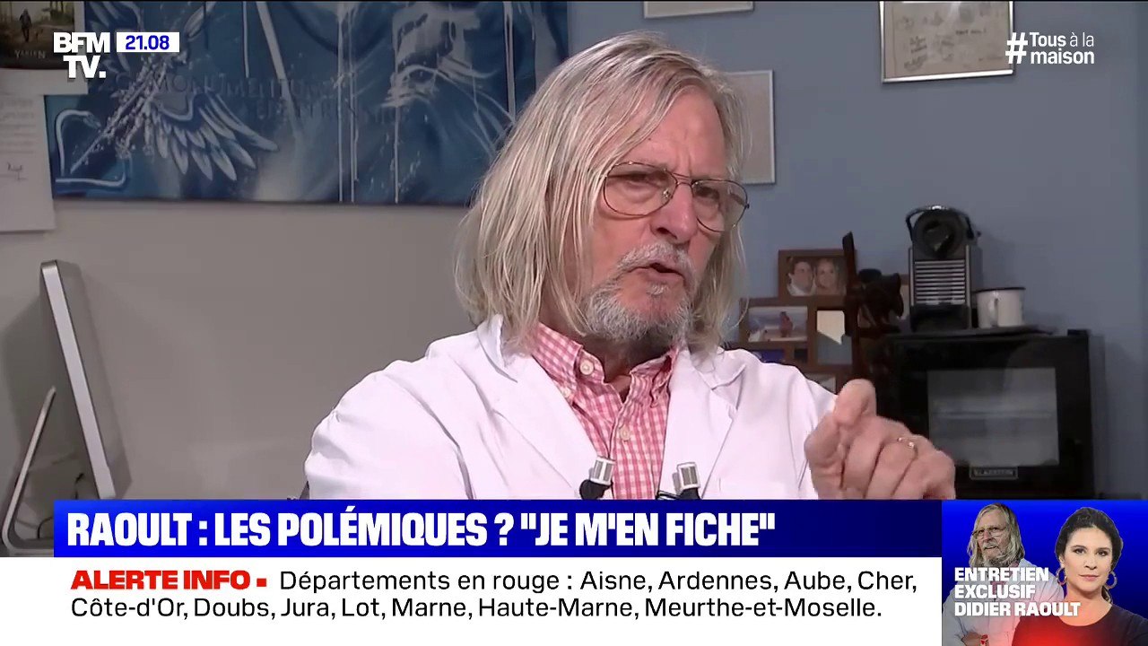 Didier Raoult: "Moi, je suis un vrai scientifique et un épistémologiste"
