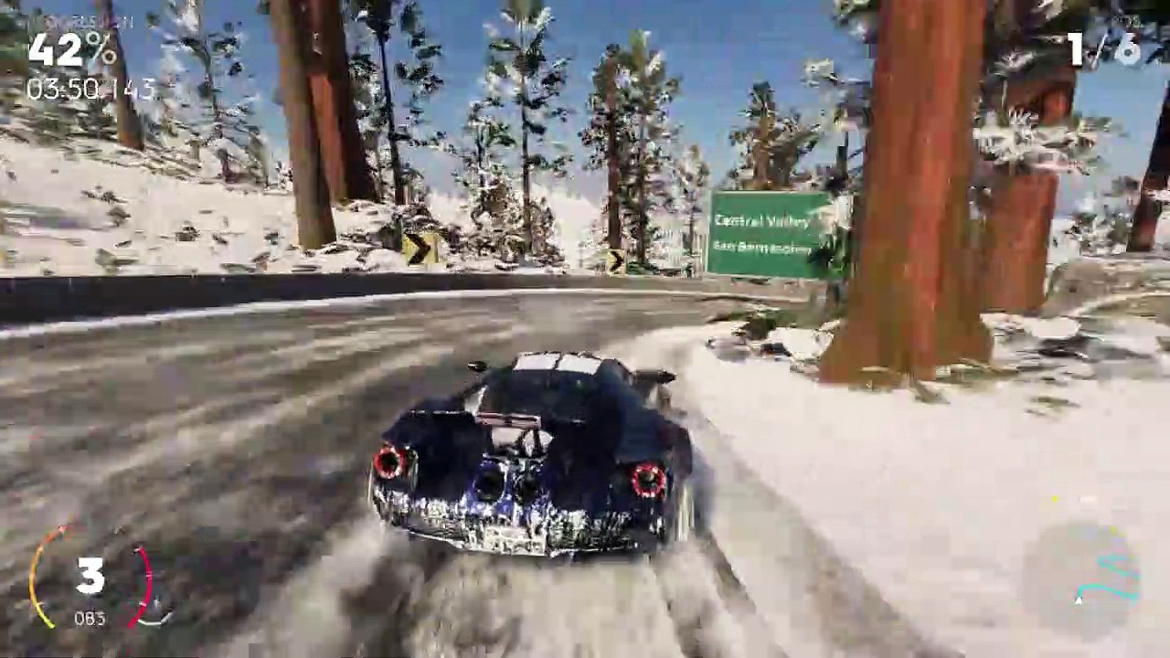 The Crew 2 - Fully Upgraded 315mph 2017 Ford GT Snow Race Gameplay