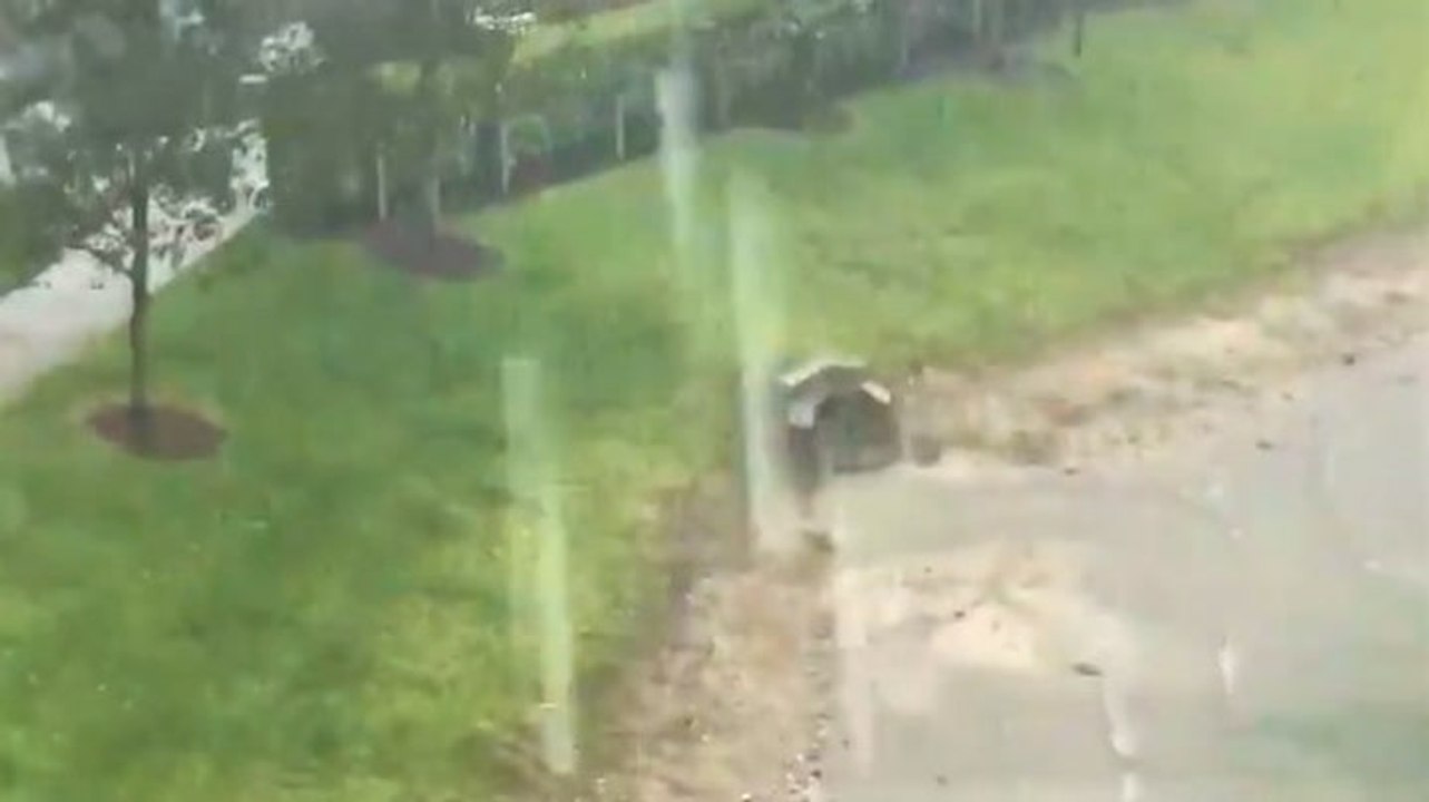 Heavy downpours push through South Florida