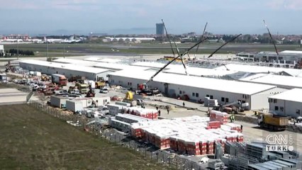 Salgın hastaneleri hızla ilerliyor