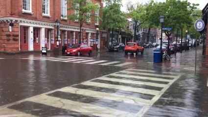 Streets underwater in Alexandria