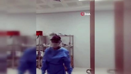 Koronayı yenen baba ve 5 yaşındaki oğlu taburcu edildi