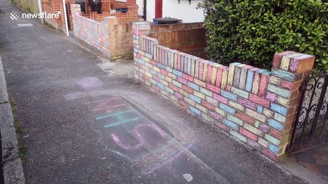 Rainbow, symbol of hope, gleams over Londoners clapping for frontline COVID workers
