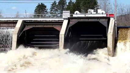 Spillway Water Flow