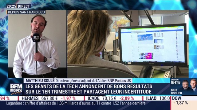 Matthieu Soulé (BNP Paribas US): Les géants de la Tech annoncent de bons résultats sur le 1er trimestre et partagent leur incertitude - 30/04