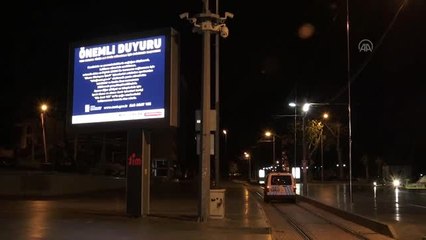 31 ildeki sokağa çıkma kısıtlaması başladı