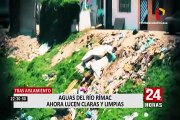 Día 46 por el Covid-19: Aguas del río Rímac ahora lucen claras y limpias