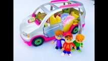 SNOW SKI DAY Alvin and the CHIPMUNKS Toys MUSICAL FISHER PRICE SUV Car Van Ride-