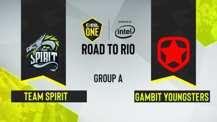 CSGO - Gambit Youngsters vs. Team Spirit [Overpass] Map 1 - ESL One Road to Rio - Group A - CIS