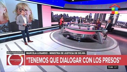 Marcela Losardo: "Tenemos que dialogar con los presos"