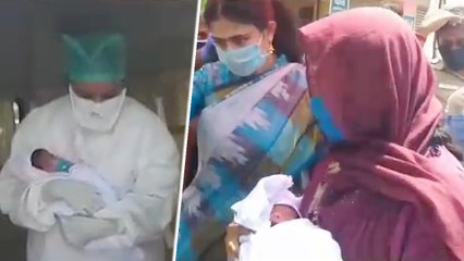 15 day old baby meets her mother in Kerala - Tamilnadu border for first time