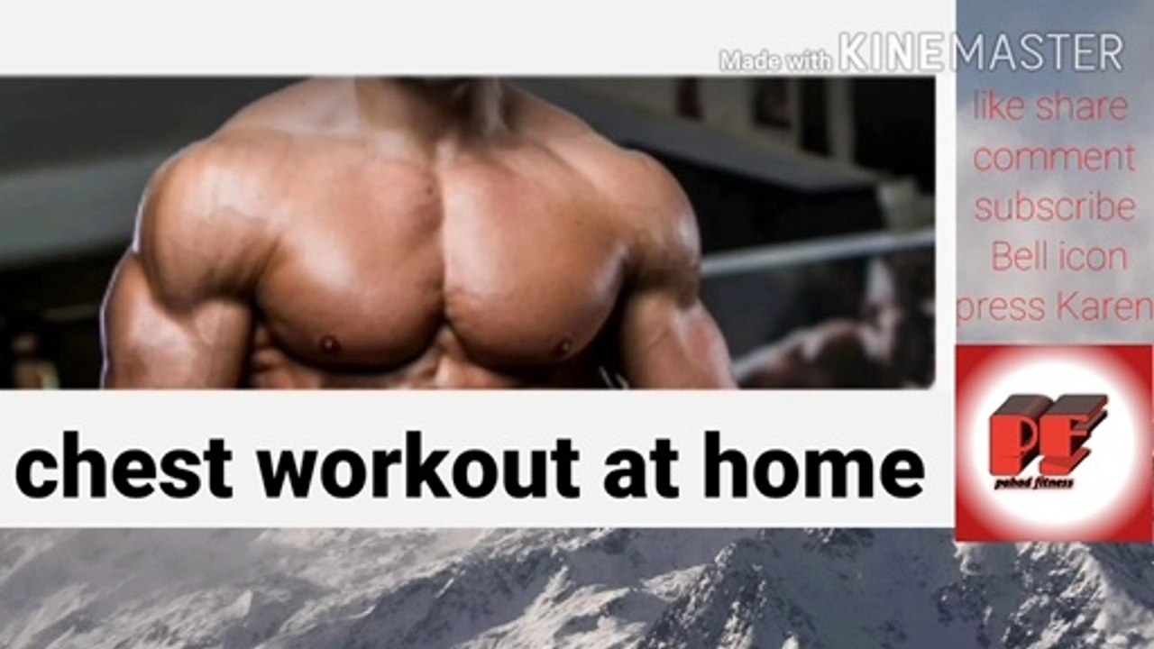 Chest workout at home