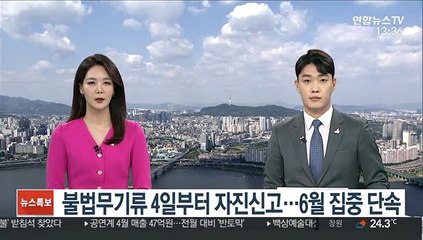 불법무기류 4일부터 자진신고…6월 집중 단속