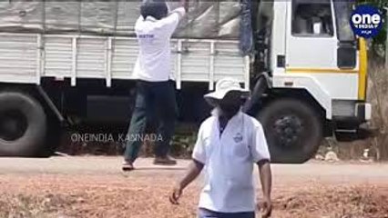 ತಲೆಗೆ ಹೆಲ್ಮೆಟ್, ಕೈಗೆ ಗ್ಲೌಸ್, ಕಯ್ಯಲ್ಲಿ ಊಟ.! | Oneindia Kannada