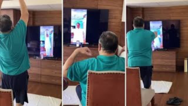 Rishi Kapoor LAST video at Home doing virtual yoga | RIP Rishi Kapoor | BiscootTv