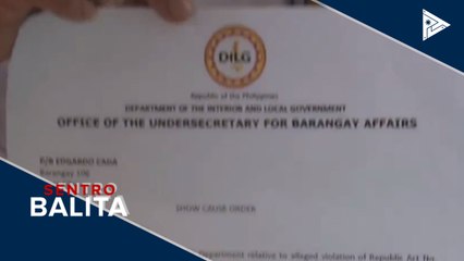 Ilang brgy. chairperson sa NCR, inisyuhan ng show cause order