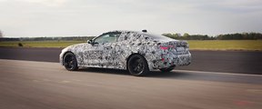 The new BMW 4 Series Coupe. Final set-up runs around Munich