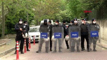 BEŞİKTAŞ'TAKİ DİSK GENEL MERKEZİ'NİN SOKAĞI KAPATILDI