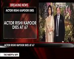 Veteran Actor Rishi Kapoor Dies At 67