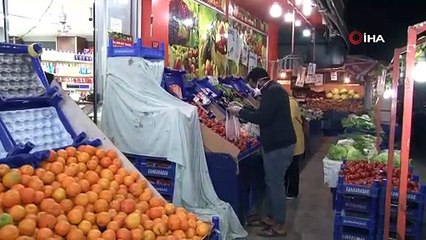 Sokağa çıkma kısıtlamasına dakikalar kala yine aynı görüntüler