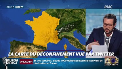 #Magnien, la chronique des réseaux sociaux : La carte du déconfinement vue par Twitter - 01/05