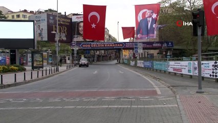 İstanbul’un merkezi yerleri 4’ncü kısıtlamada da boş kaldı