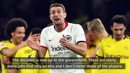 Frankfurt's Ilsanker calls for Bundesliga re-start