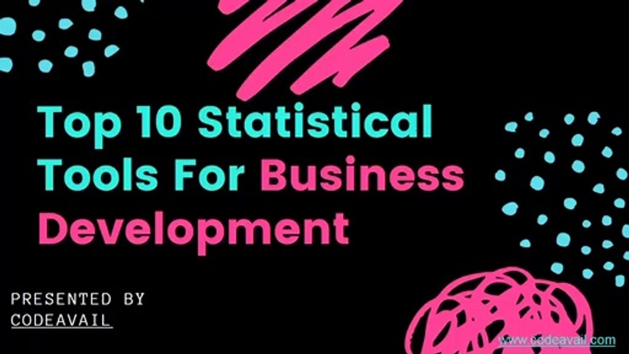 Top 10 statistical tools for business development
