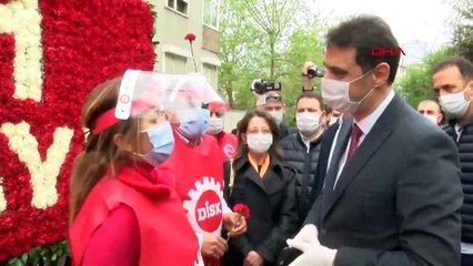DİSK önünden Taksim'e yürümek isteyen gruba gözaltı
