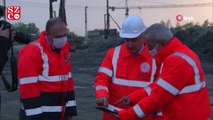 Bakan Karaismailoğlu, Kuzey Marmara Otoyolu’nun son kesiminde incelemelerde bulundu