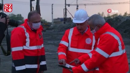 Bakan Karaismailoğlu, Kuzey Marmara Otoyolu’nun son kesiminde incelemelerde bulundu